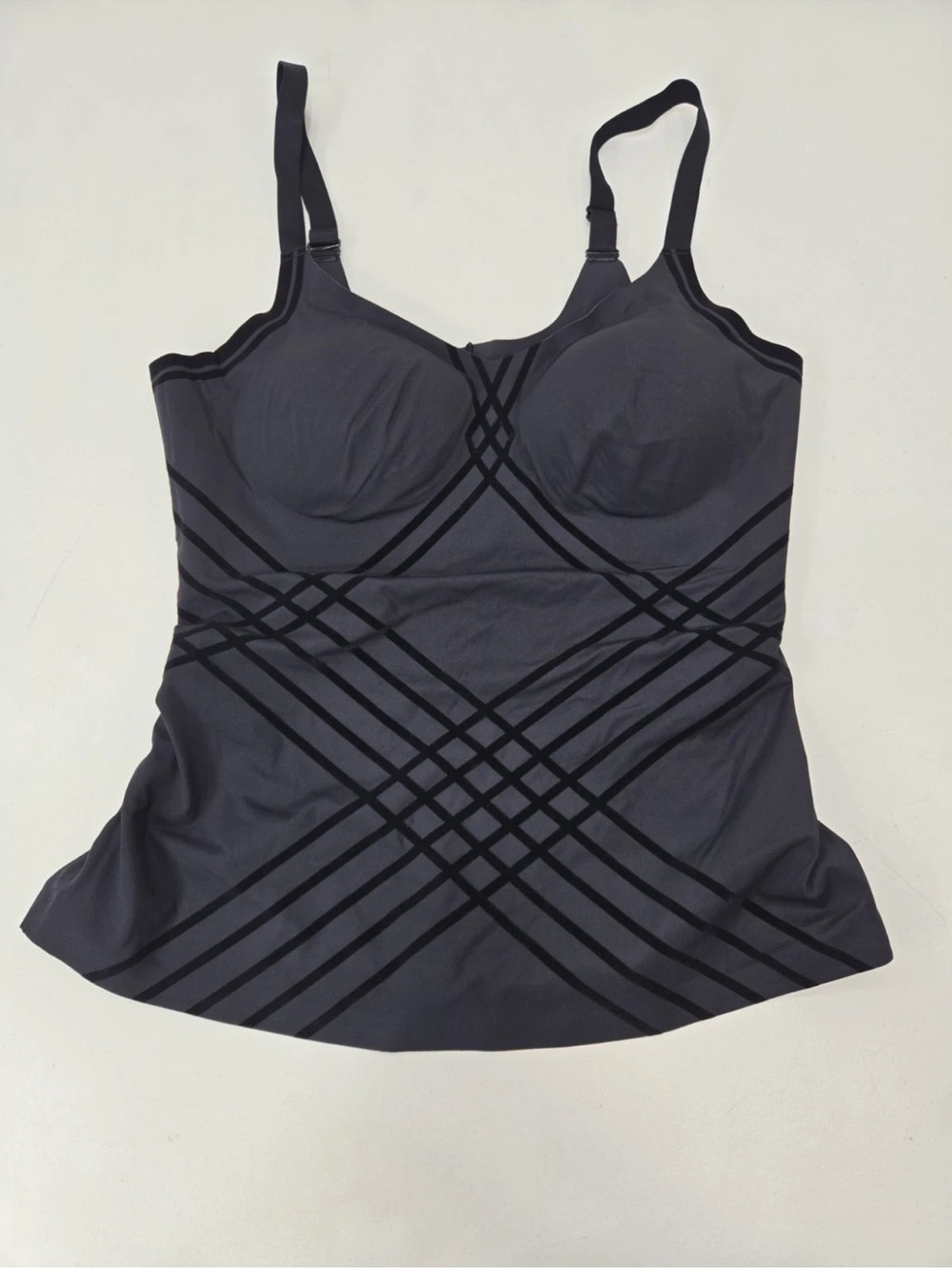 Honeylove Silhouette Cami Black Vamp Shapewear Size XL Womens